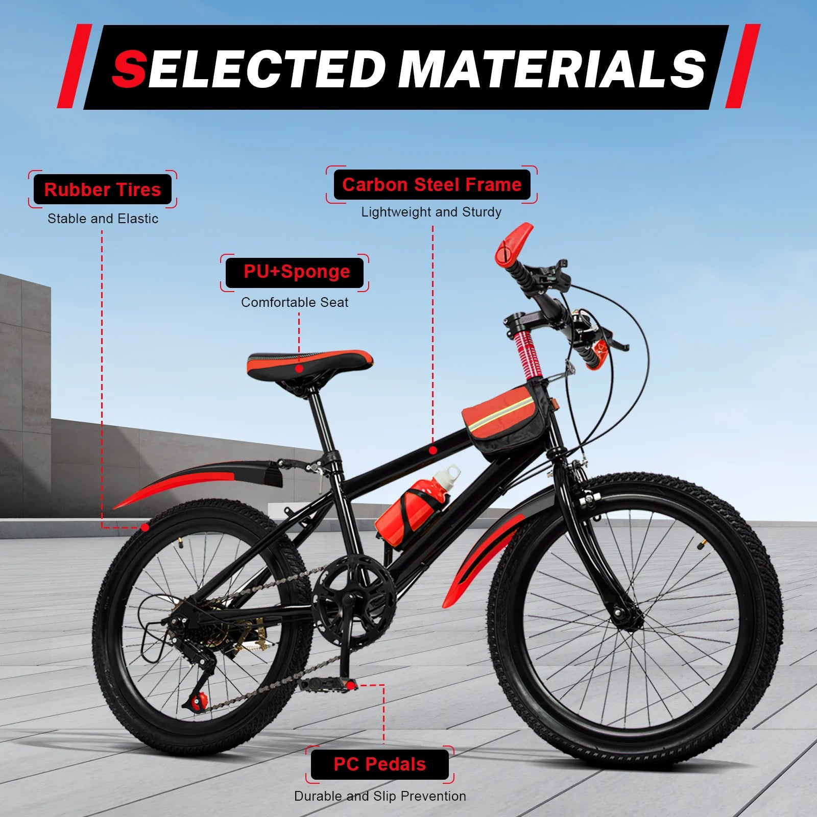 20-Inch Kids’ Mountain Bike – Durable, Adjustable & Built for Adventure