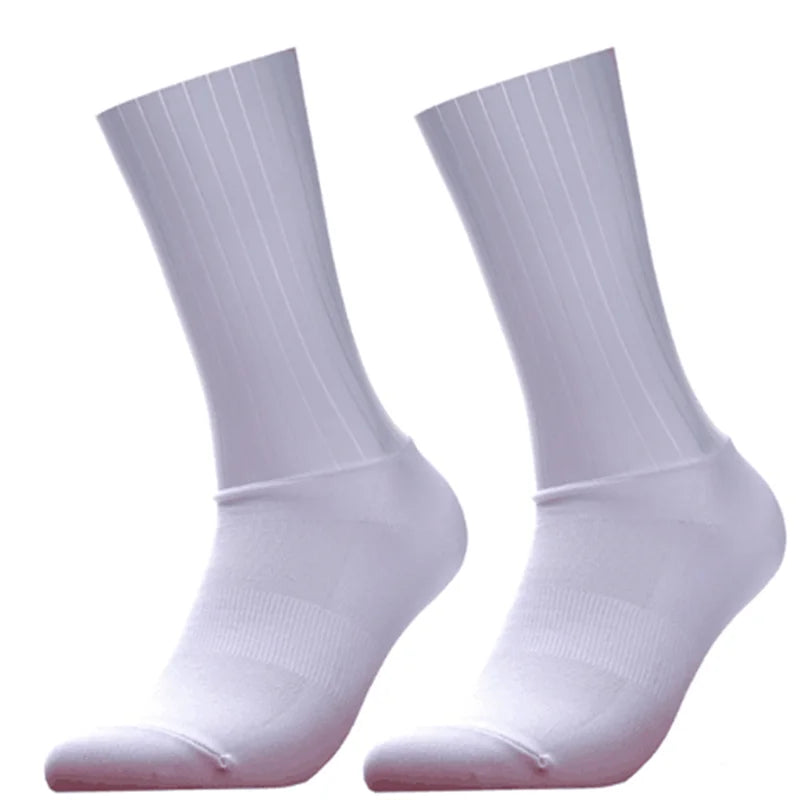 Whiteline Anti-Slip Aero Cycling Socks for Summer