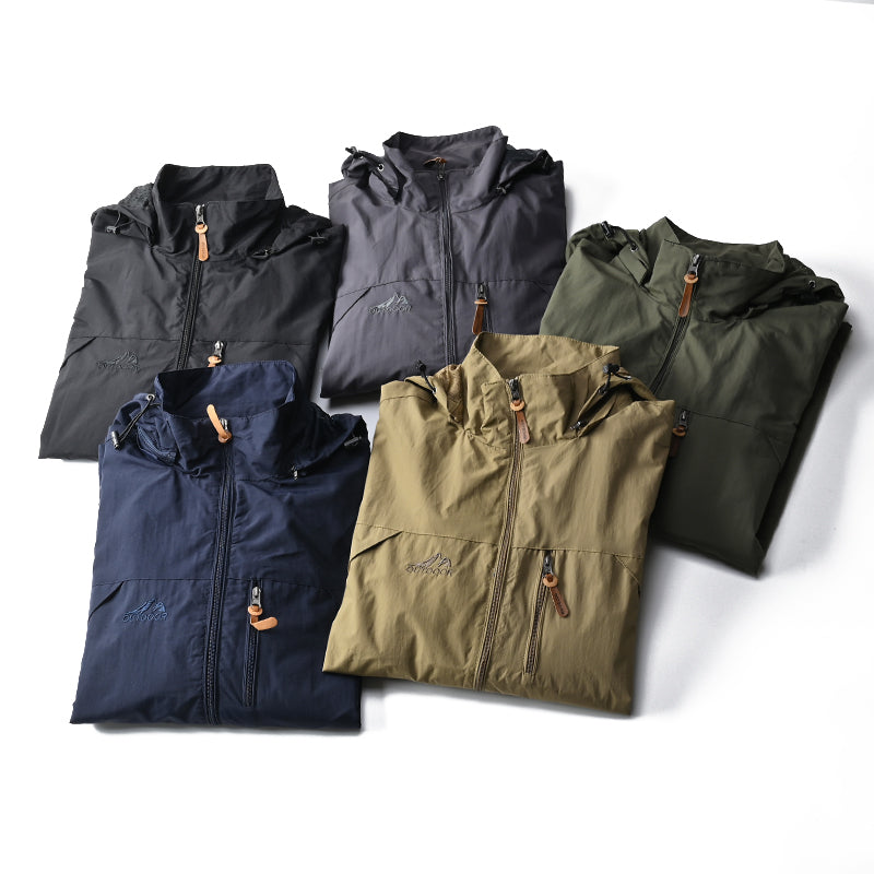 Tactical Waterproof Windbreaker Jacket with Hood