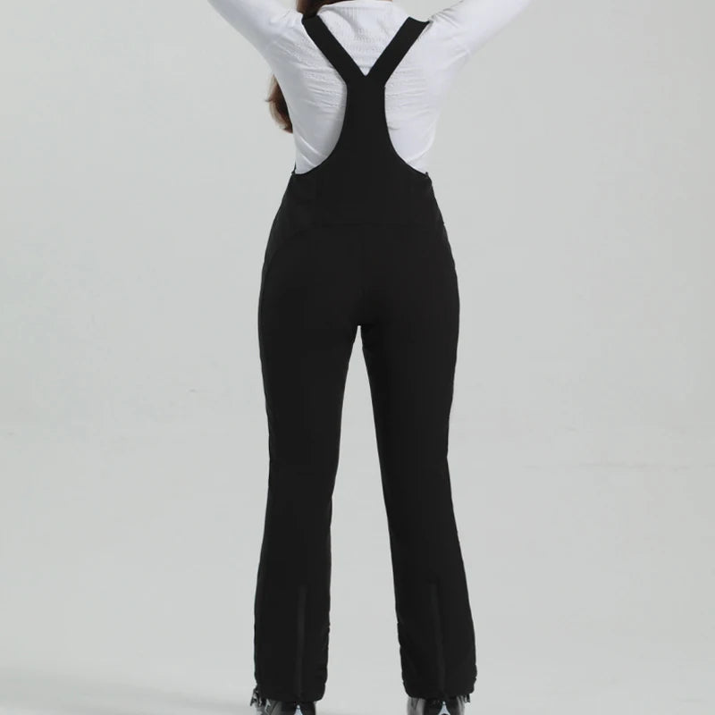Insulated Waterproof Ski & Snowboard Overalls with Suspenders for Winter
