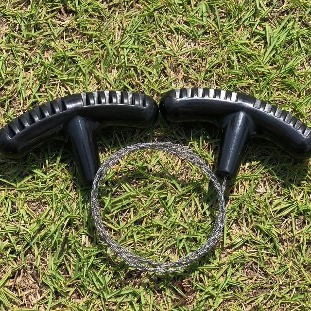 Portable Stainless-Steel Survival Wire Saw for Camping