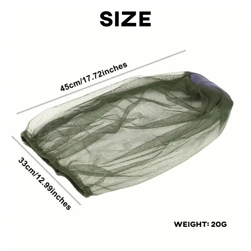 Anti-Mosquito Breathable Fishing Cap with Mesh Net