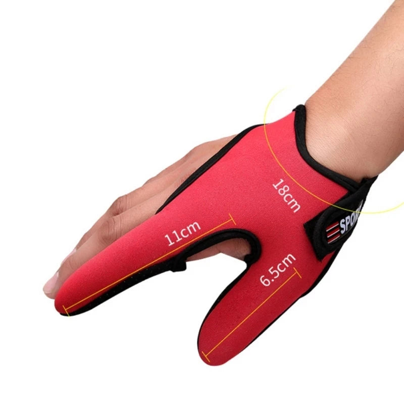 2-Finger Protective Fishing Gloves