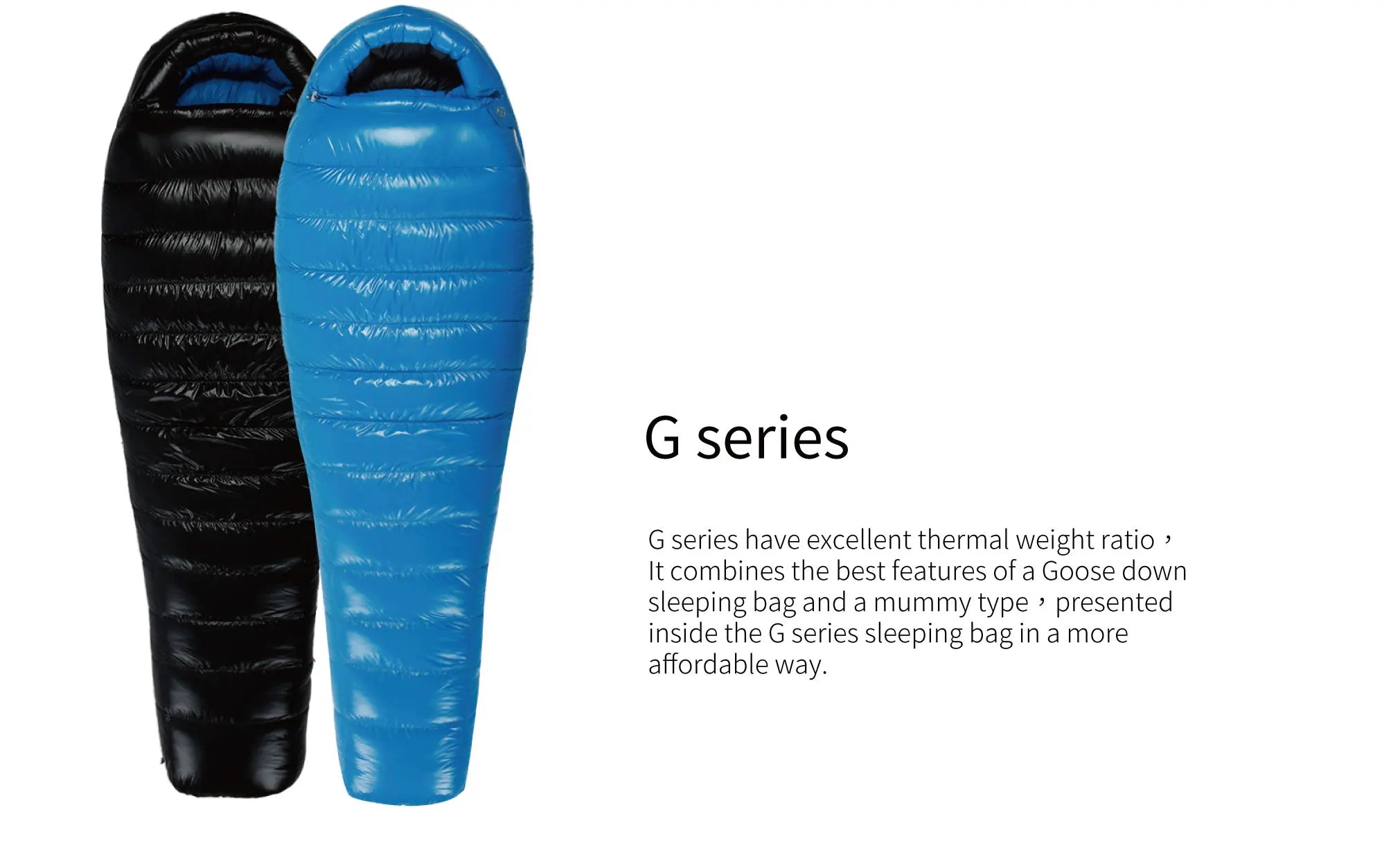 AEGISMAX Premium 800FP Goose Down Sleeping Bag – Compact, Warm & Built for Adventure