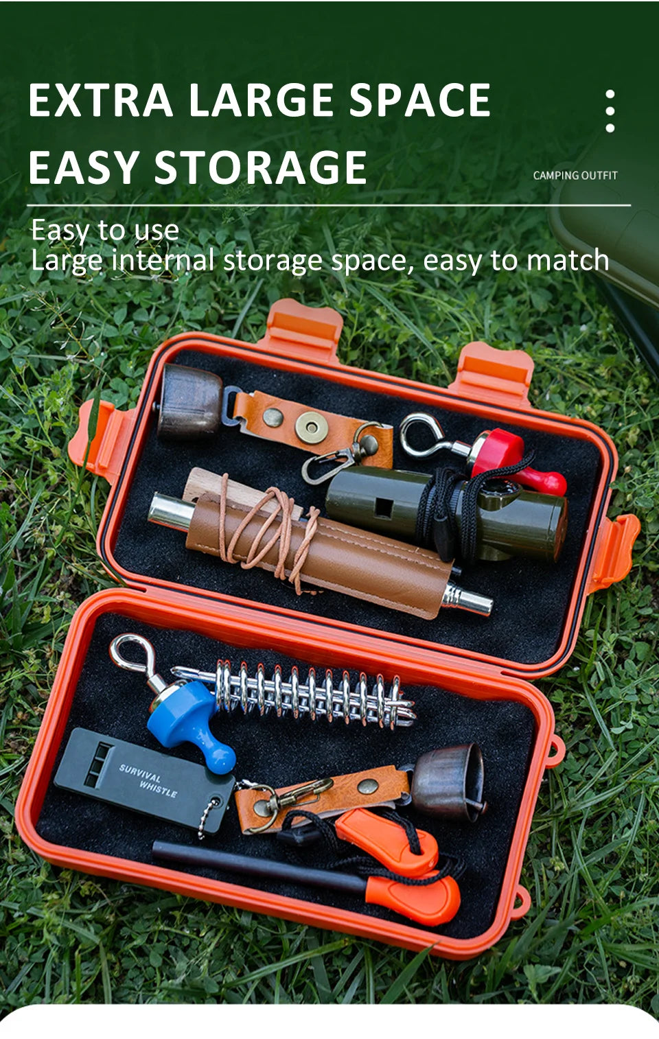 EDC Outdoor Survival Kit & Storage Box