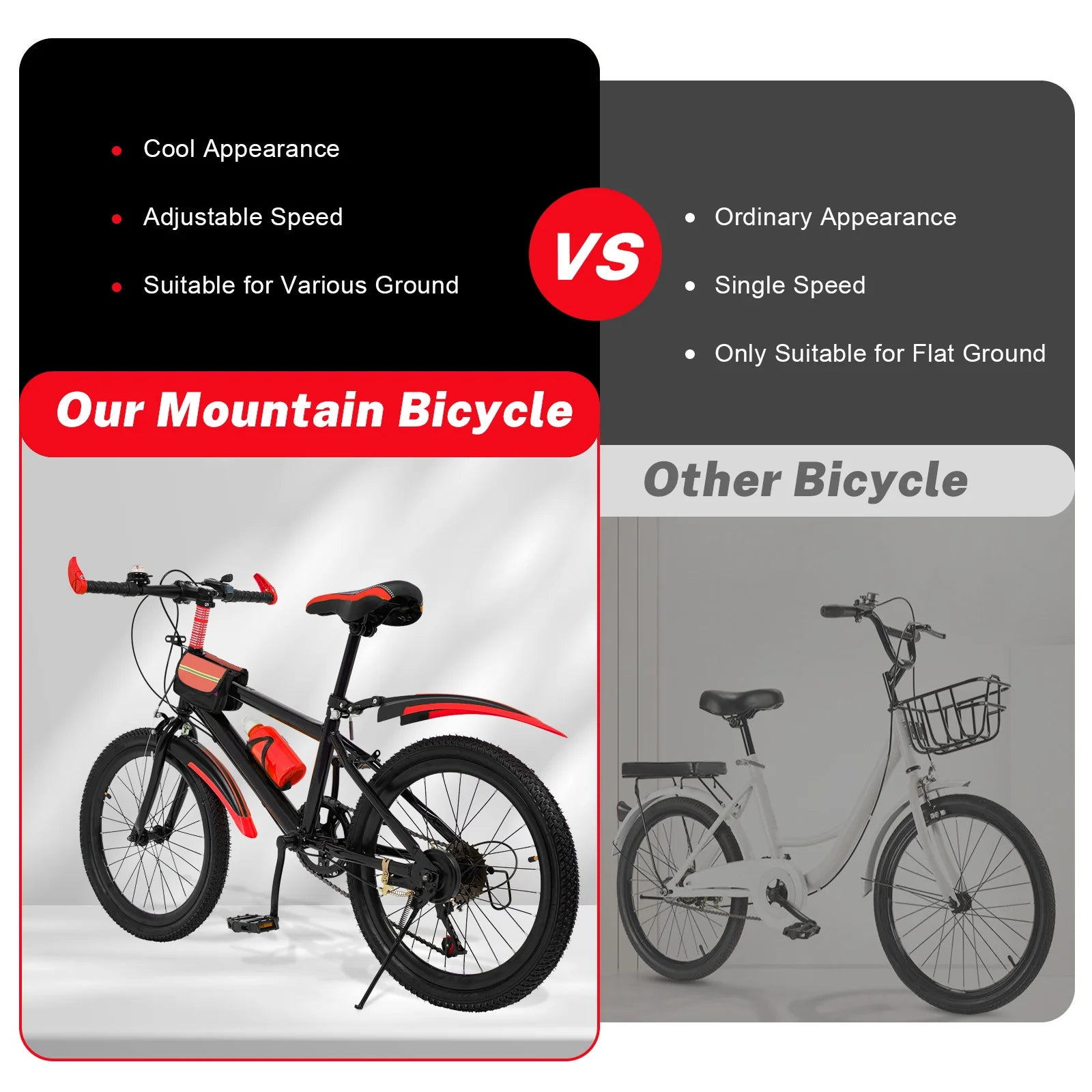 20-Inch Kids’ Mountain Bike – Durable, Adjustable & Built for Adventure