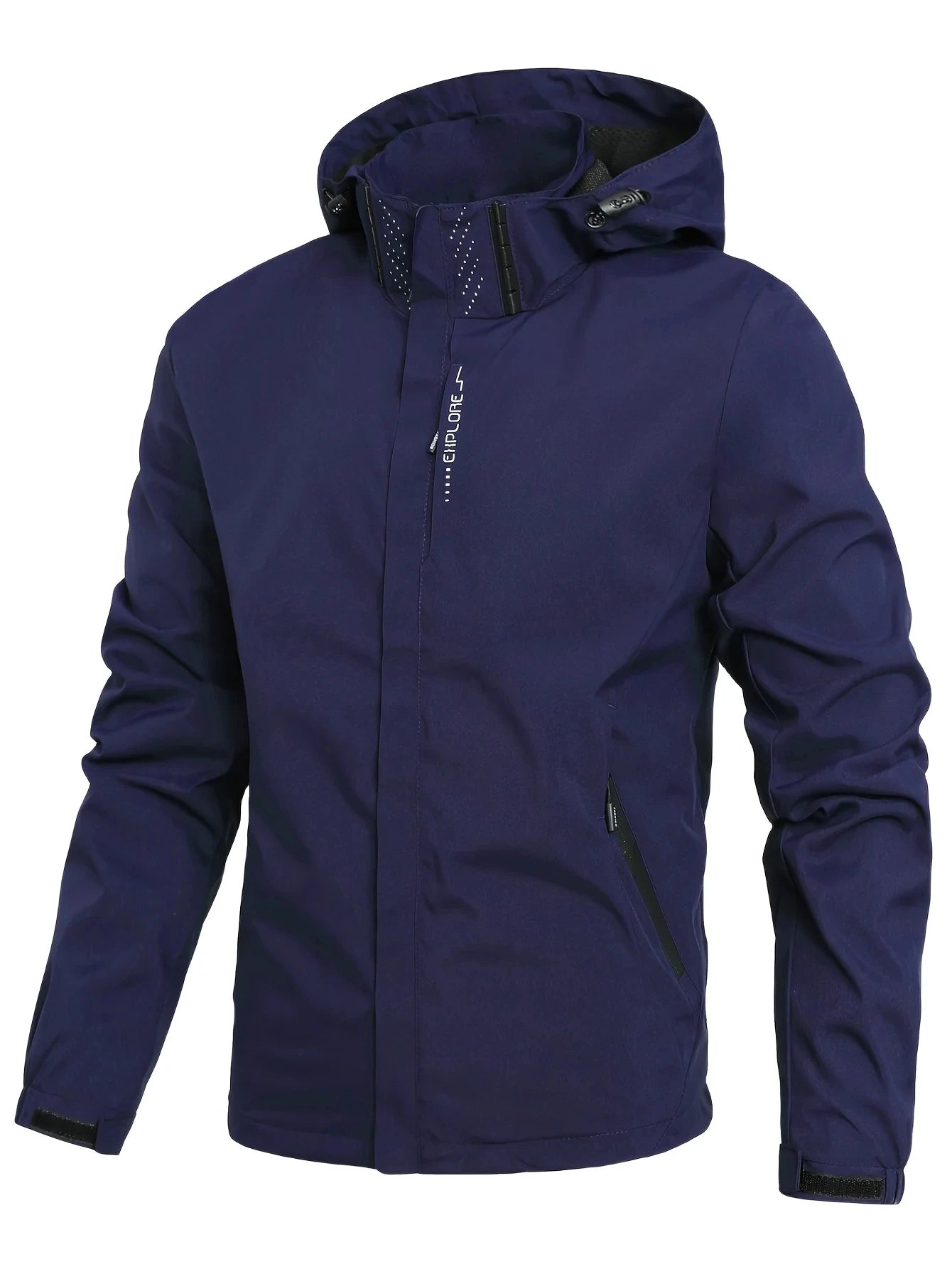 Lightweight Waterproof Rain Jacket & Windbreaker with Hood