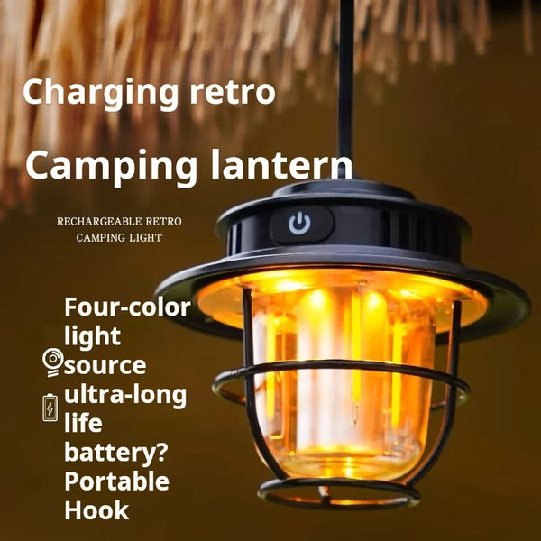 LED Retro Dimmable Camping Lantern