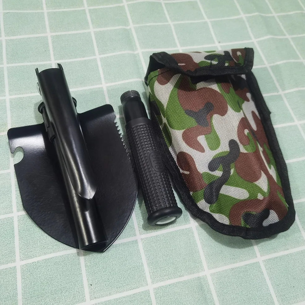 Multifunctional Folding Military Shovel for Camping & Survival Tool