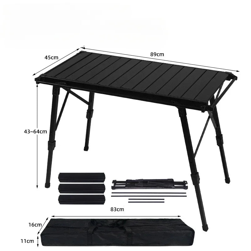 MOUNTAINHIKER Folding Wood Camping Table