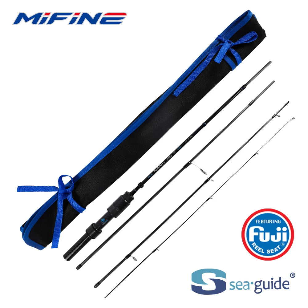 MIFINE NANO JIG Travel Spinning Rod – Ultra-Light & Portable