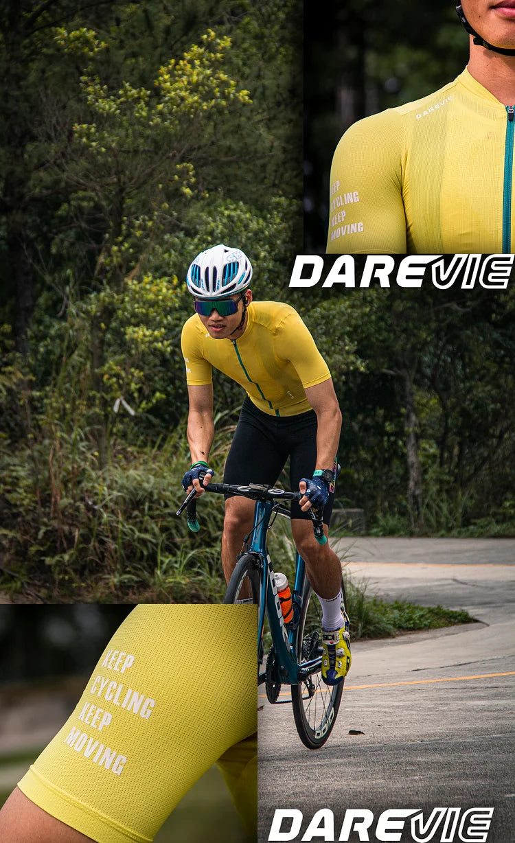 DAREVIE Men’s Cycling Jersey – Cool Technology Quick-Dry Performance
