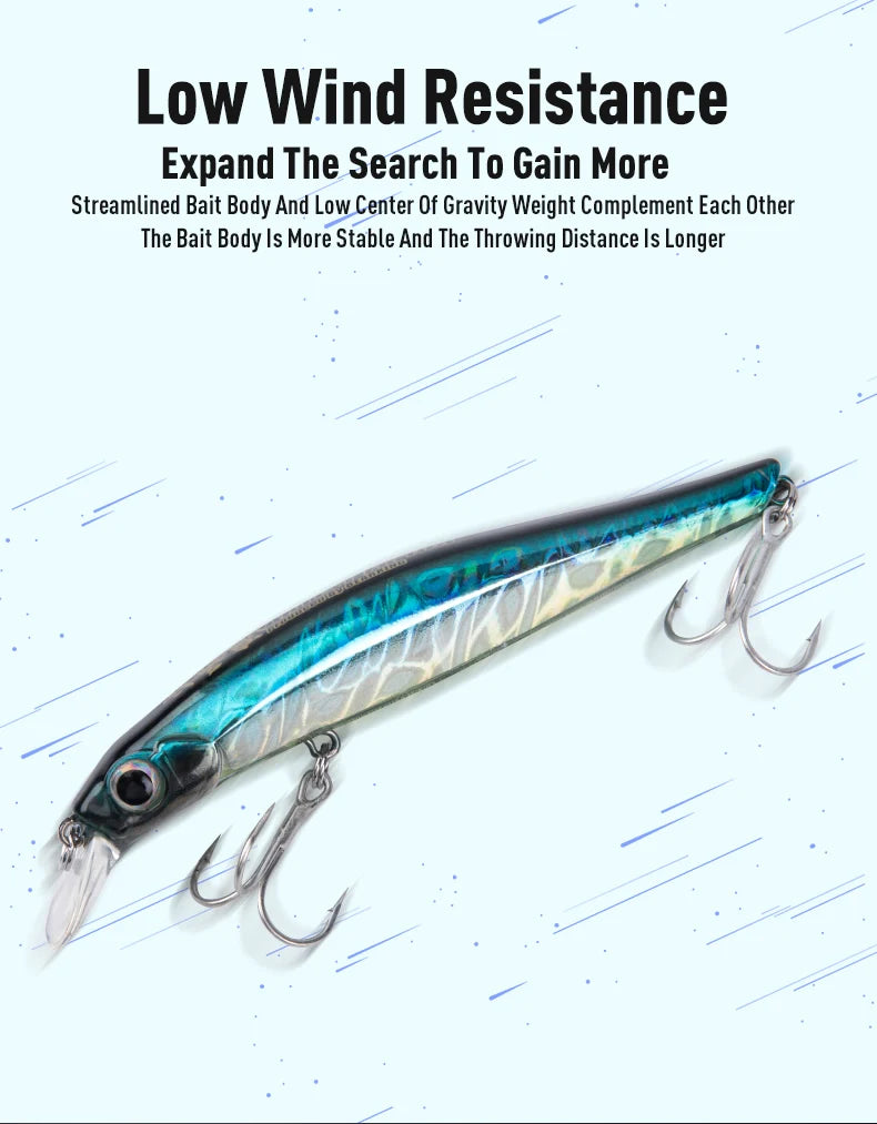 Artist FR Silence Sinking Minnow – High-Quality Hard Baits for Sea Bass & More