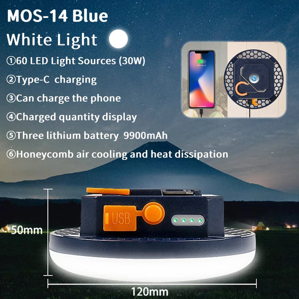 MOSLIGHTING 9900mAh Rechargeable LED Camping Lantern