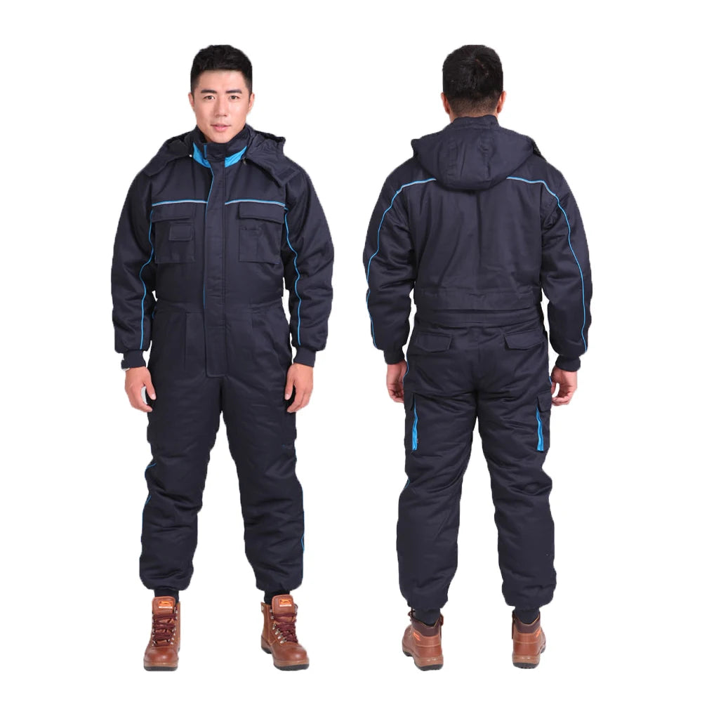 Men’s Winter Workwear Jacket – Warm, Windproof, and Built for Performance