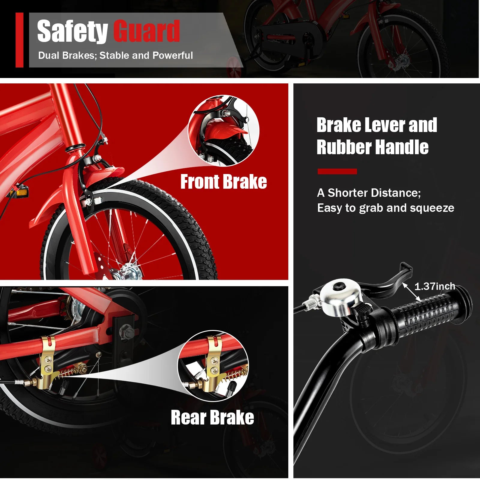 14-Inch Kids’ Bicycle – Safe, Adjustable & Fun for Growing Riders