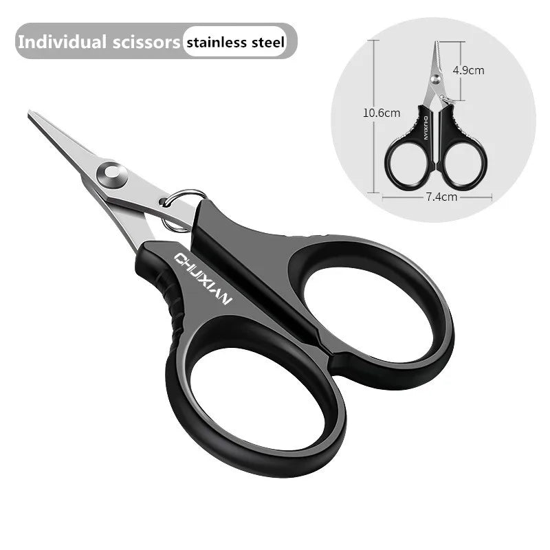 Titanium-Coated Fishing Scissors & Pliers