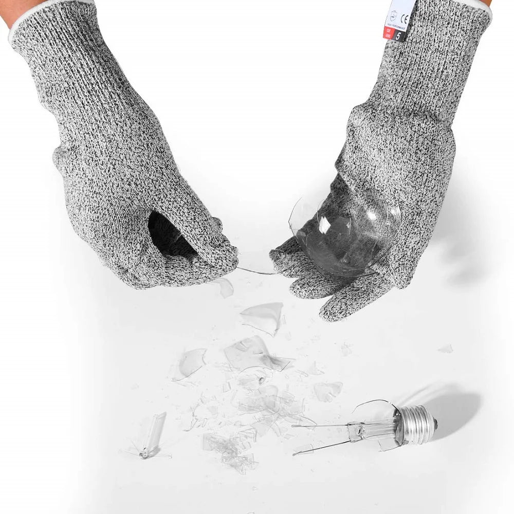 Anti-Cut Fishing Gloves with Cut-Resistant Steel Wire Mesh