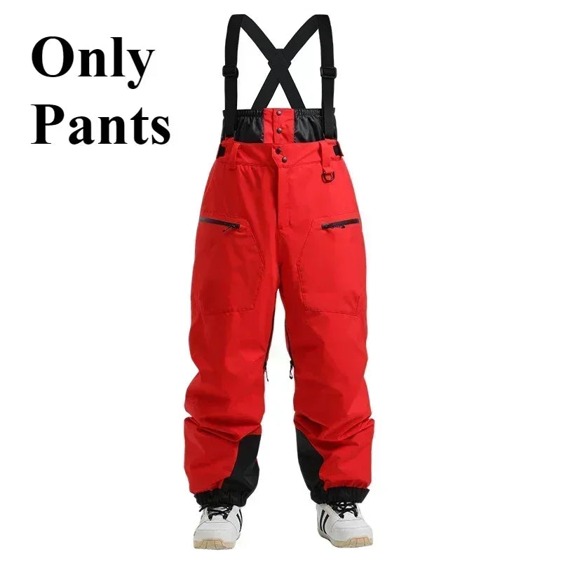 Waterproof Ski & Snow Overalls with Suspenders