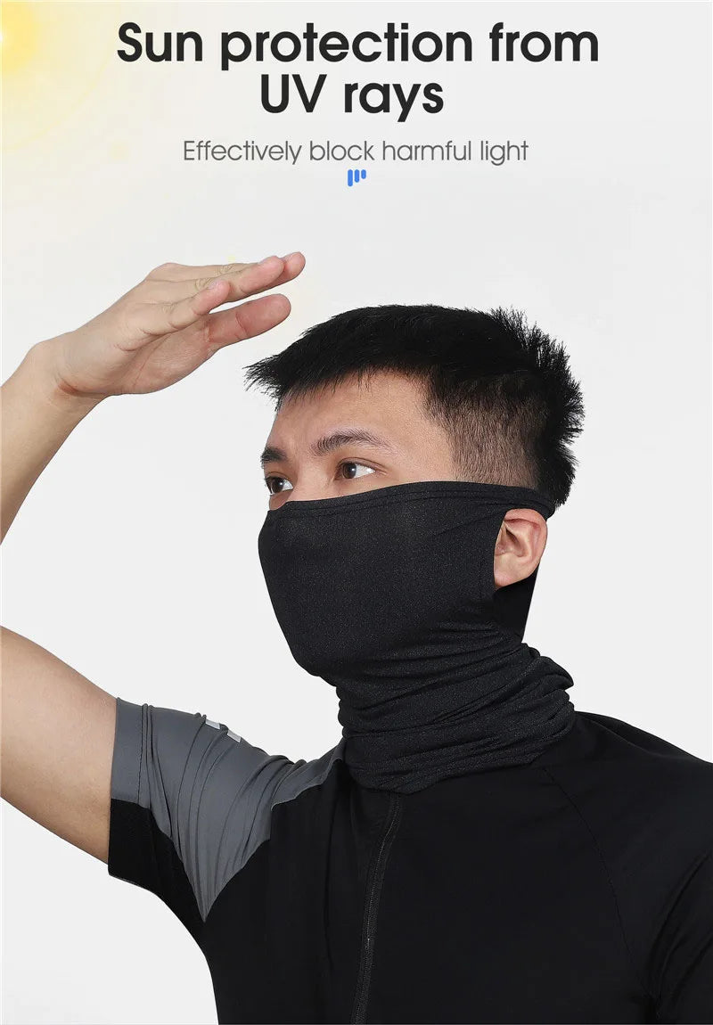 WEST BIKING Ice Silk UV Face Cover for Cycling & Running