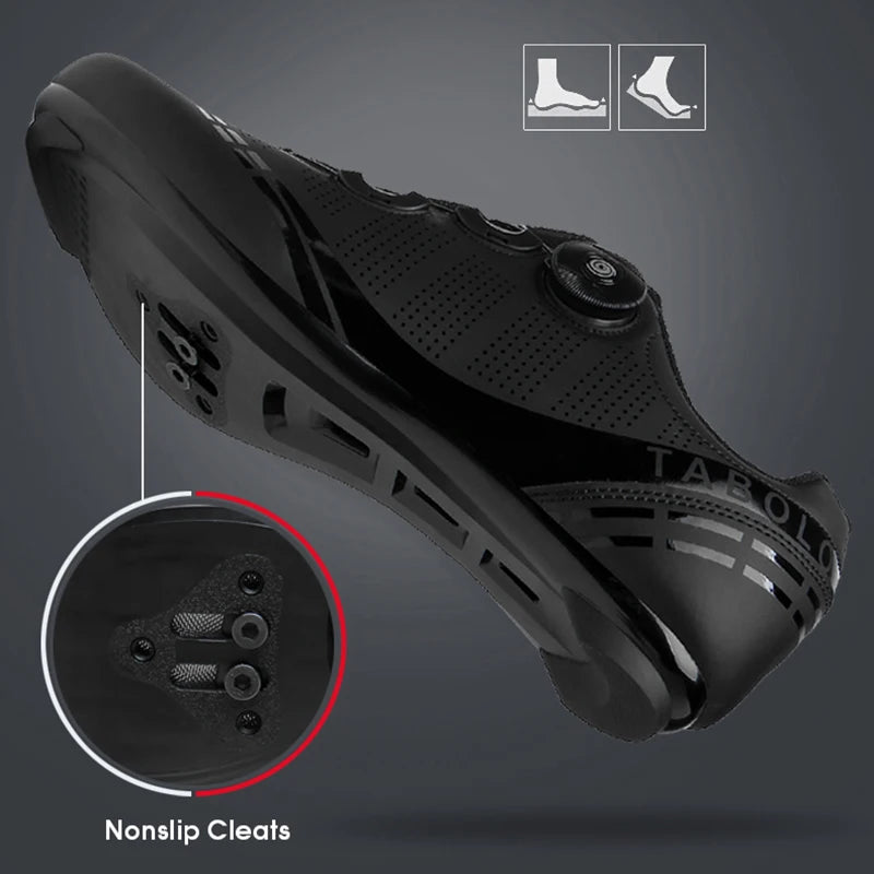 Road Cycling Shoes with Self-Locking Cleats
