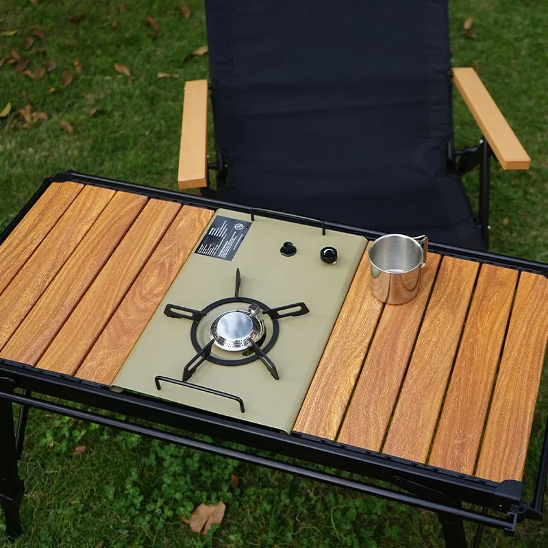 MOUNTAINHIKER Folding Wood Camping Table