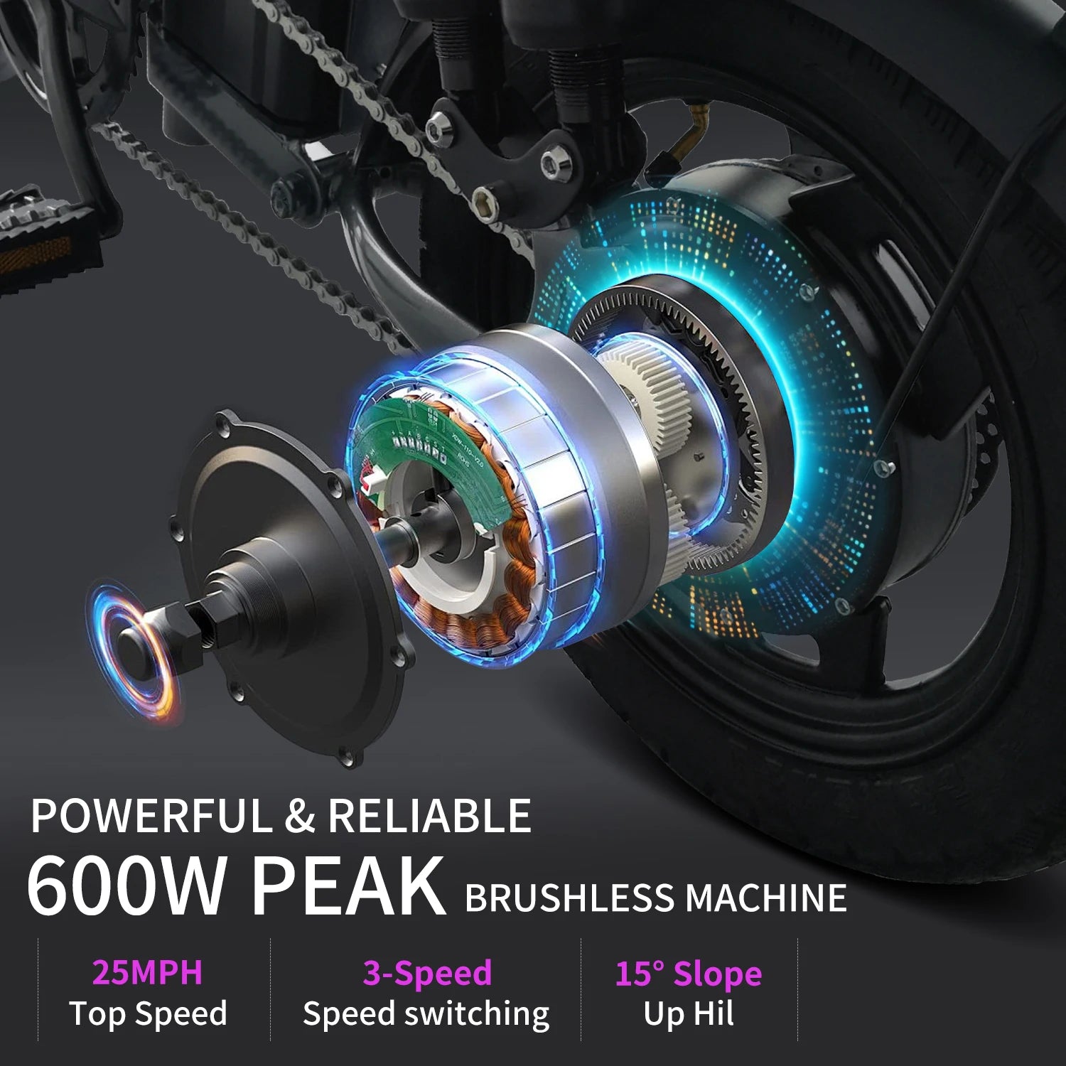 Folding Electric Bike for Adults – Fast, Comfortable & Perfect for Commuting