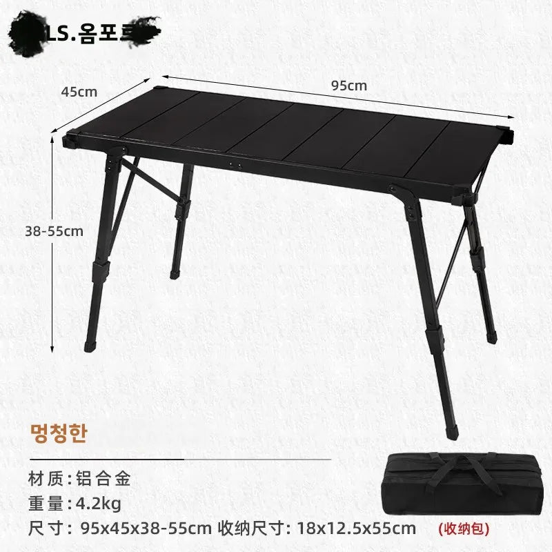 MOUNTAINHIKER Folding Wood Camping Table