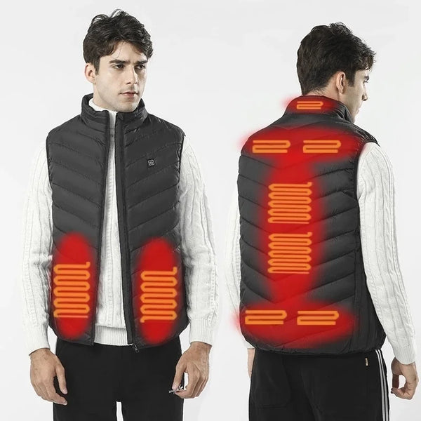 USB Heating Jacket for Men & Women (9/13/17 Zone)