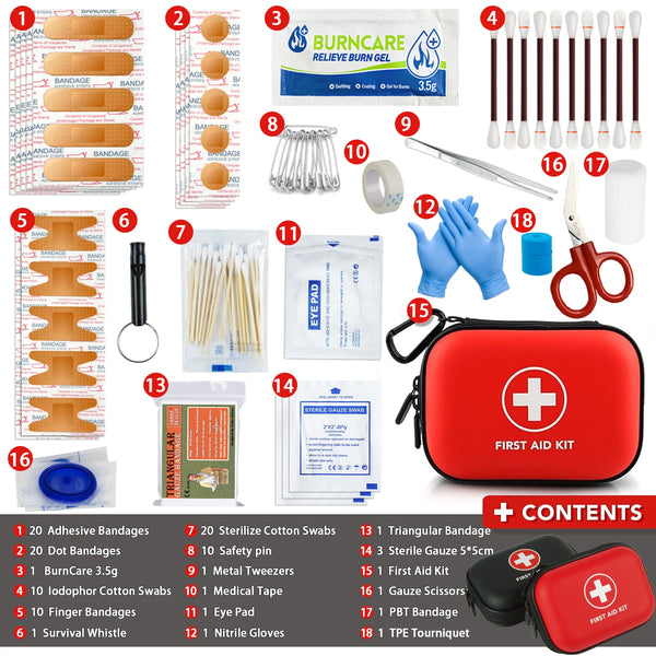 First Aid Kit – Multi-purpose Emergency Medical Portable Bag