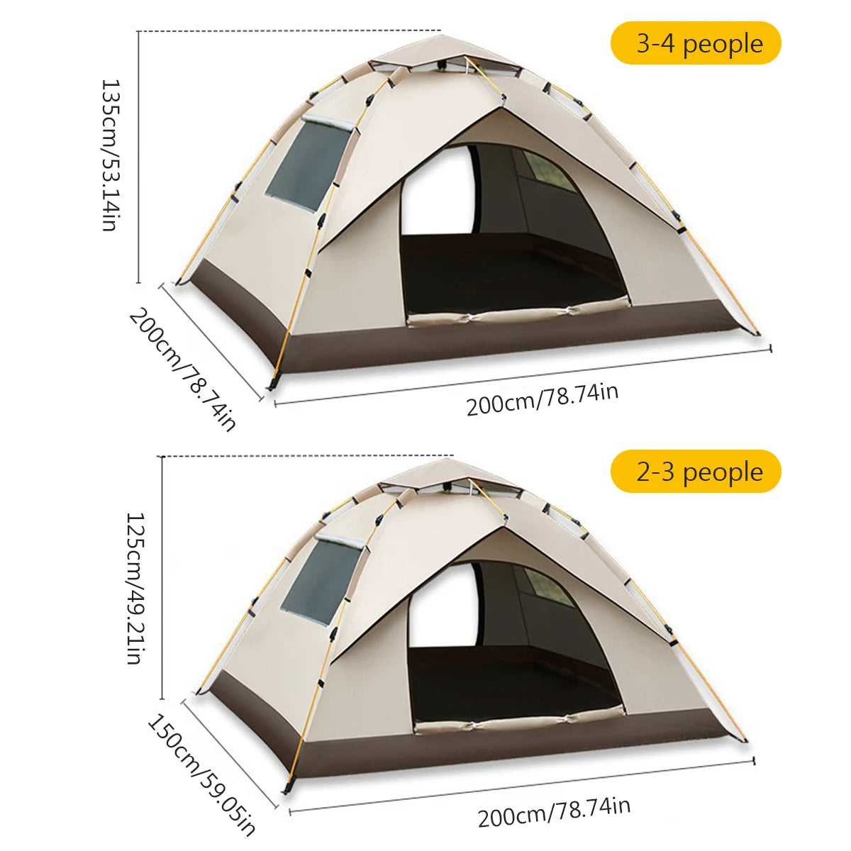 Outdoor Folding Camping Tent – Portable, Waterproof & Easy Setup