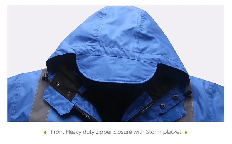 7-in-1 Waterproof Winter Workwear Parka Jacket – Ultimate Warmth & Versatility