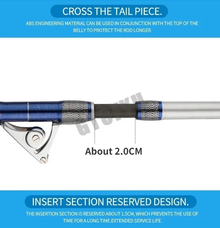 Saltwater Spinning Big Game Fishing Rod – Built for Power & Performance