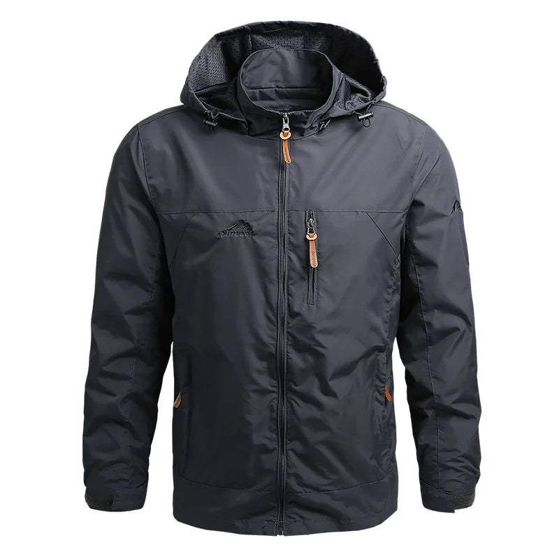 Tactical Waterproof Windbreaker Jacket with Hood