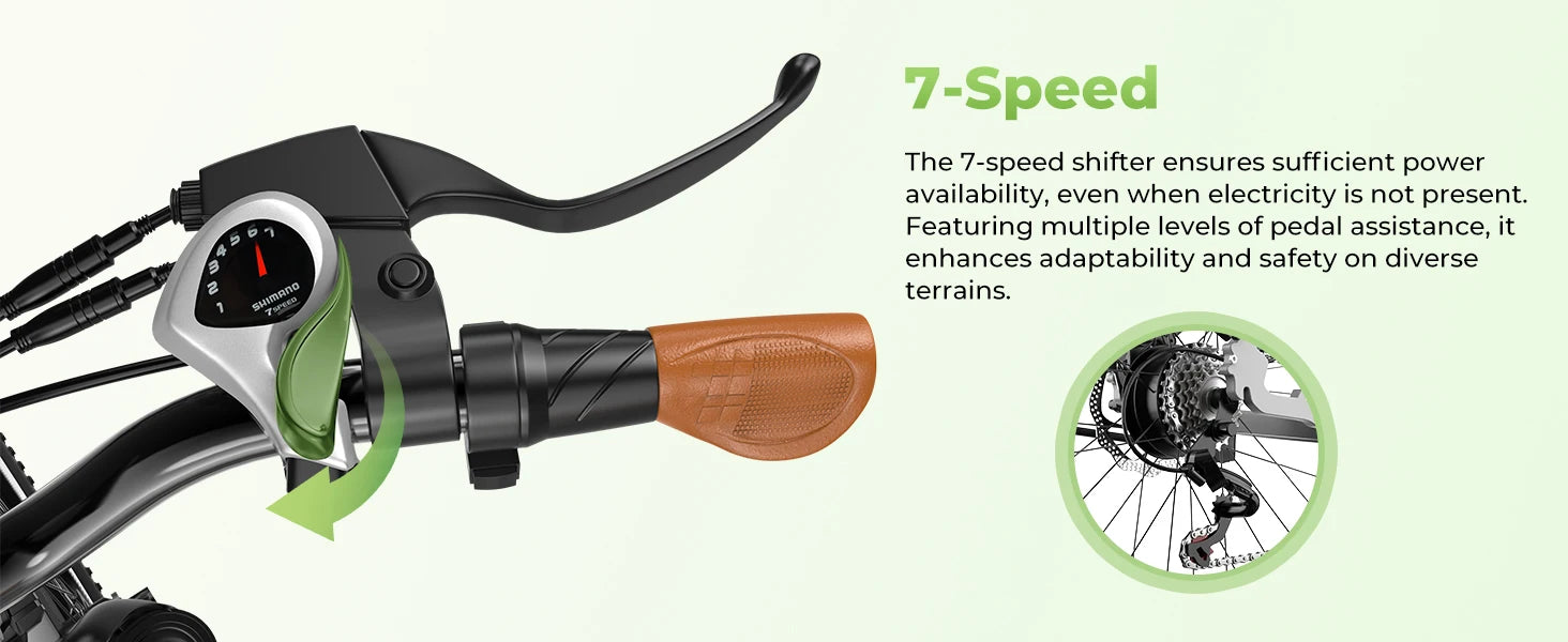 CYBERVELO 1000W Peak Electric Bike – Long Range & High Performance for Adults