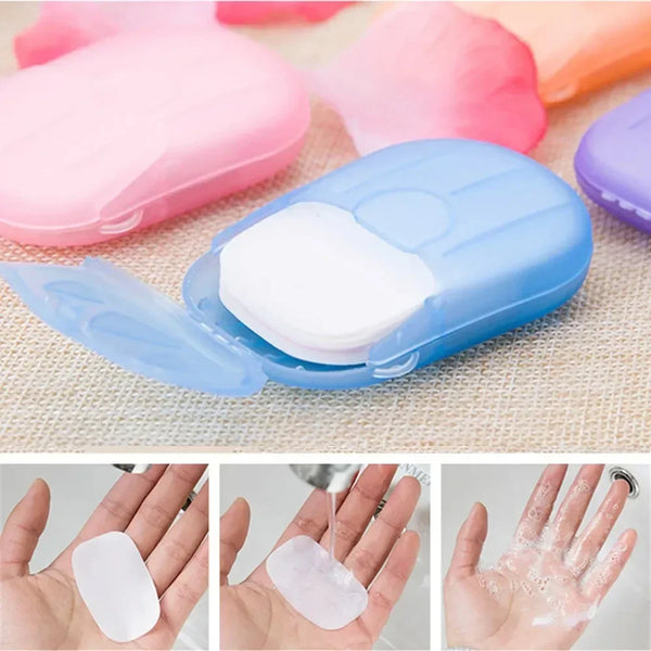 Portable Soap Paper Sheets for Travel & Camping