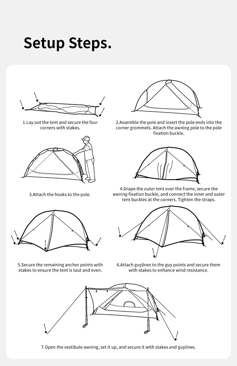 Make your outdoor adventures more comfortable with this versatile tent designed for camping, beach trips, picnics, and more.
