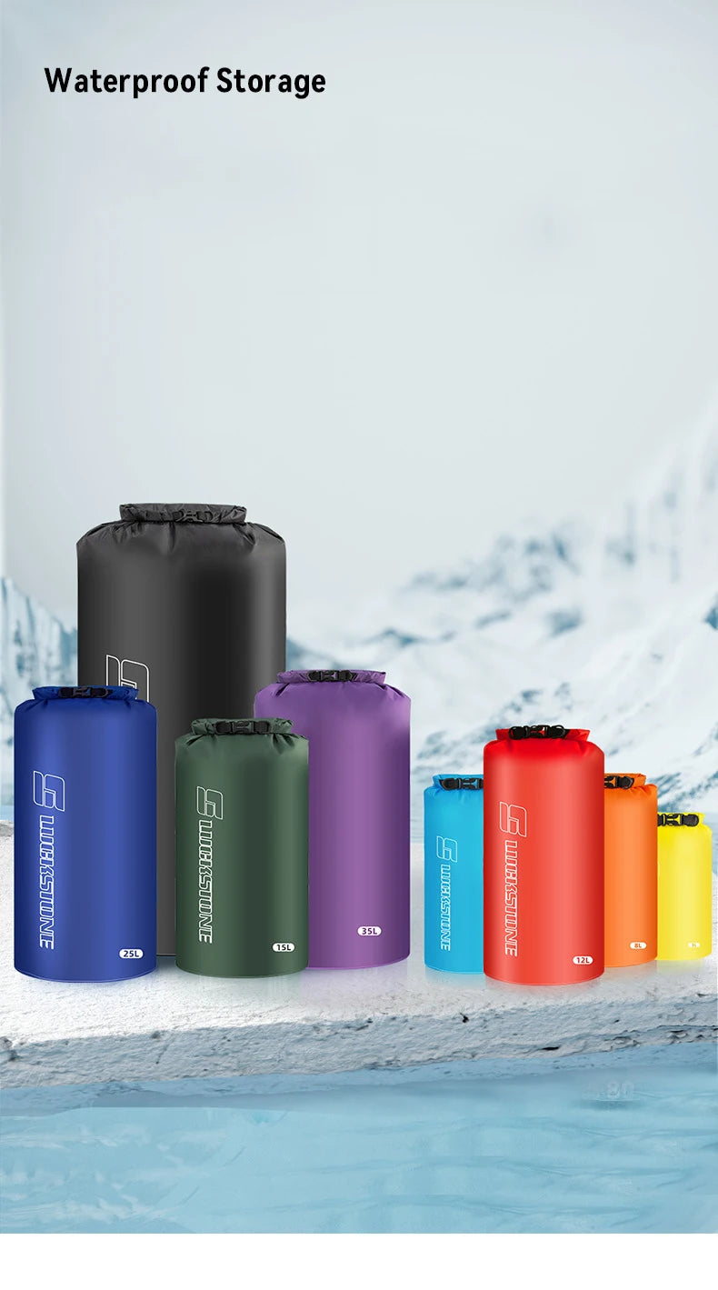 Waterproof Dry Bag for Swimming & Outdoor Sports (3-75L)
