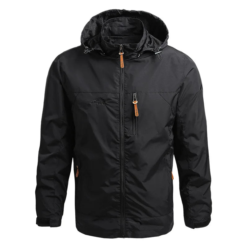 Tactical Waterproof Windbreaker Jacket with Hood