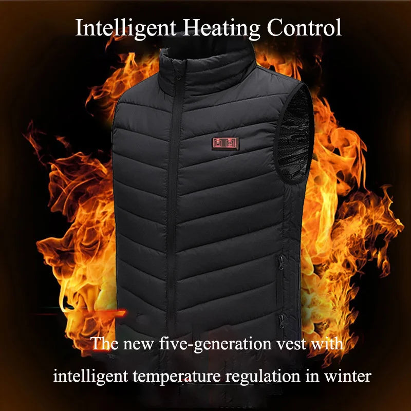 USB Heating Jacket for Men & Women (9/13/17 Zone)