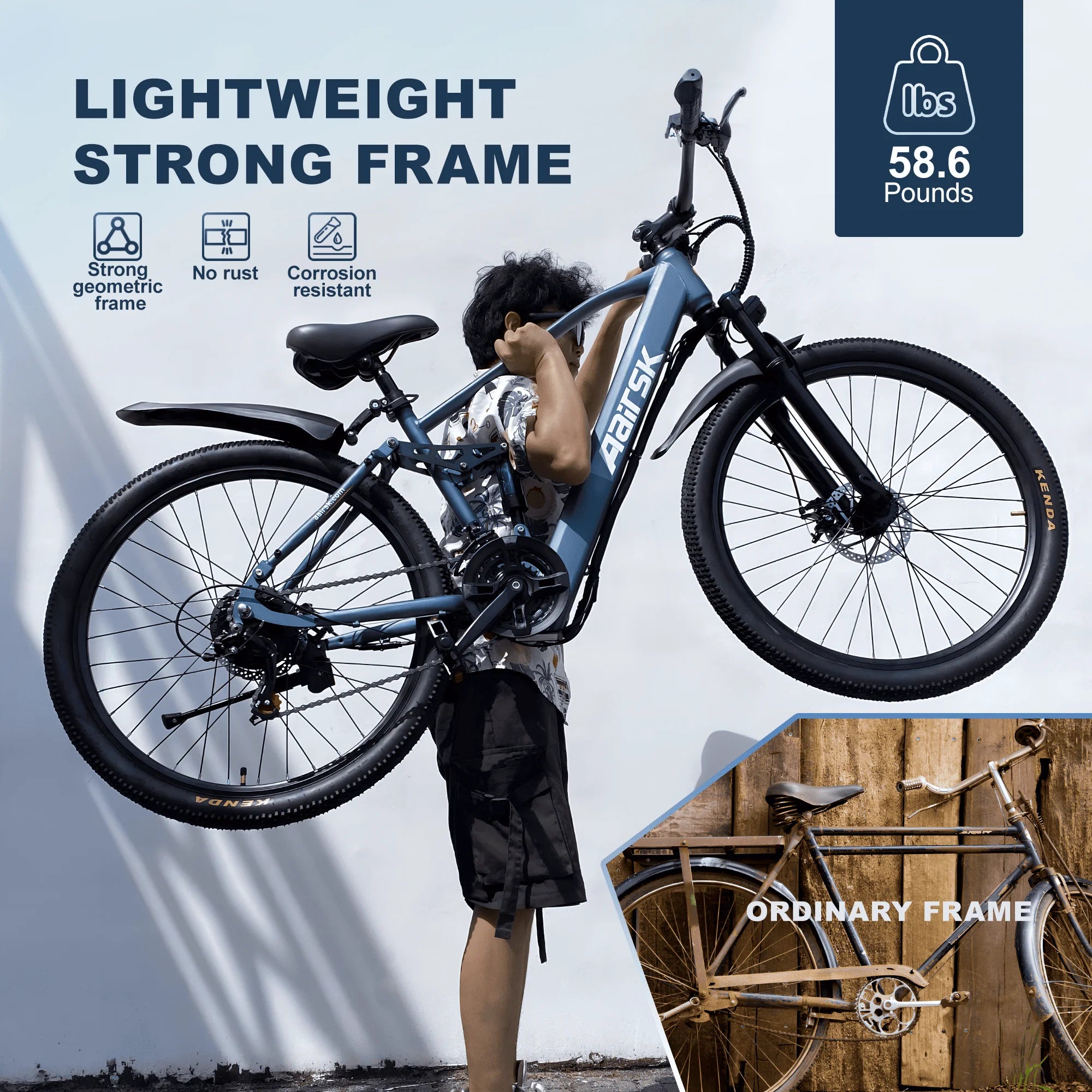 750W Adults Electric Bike – Powerful, Versatile & Built for City and Mountain Rides