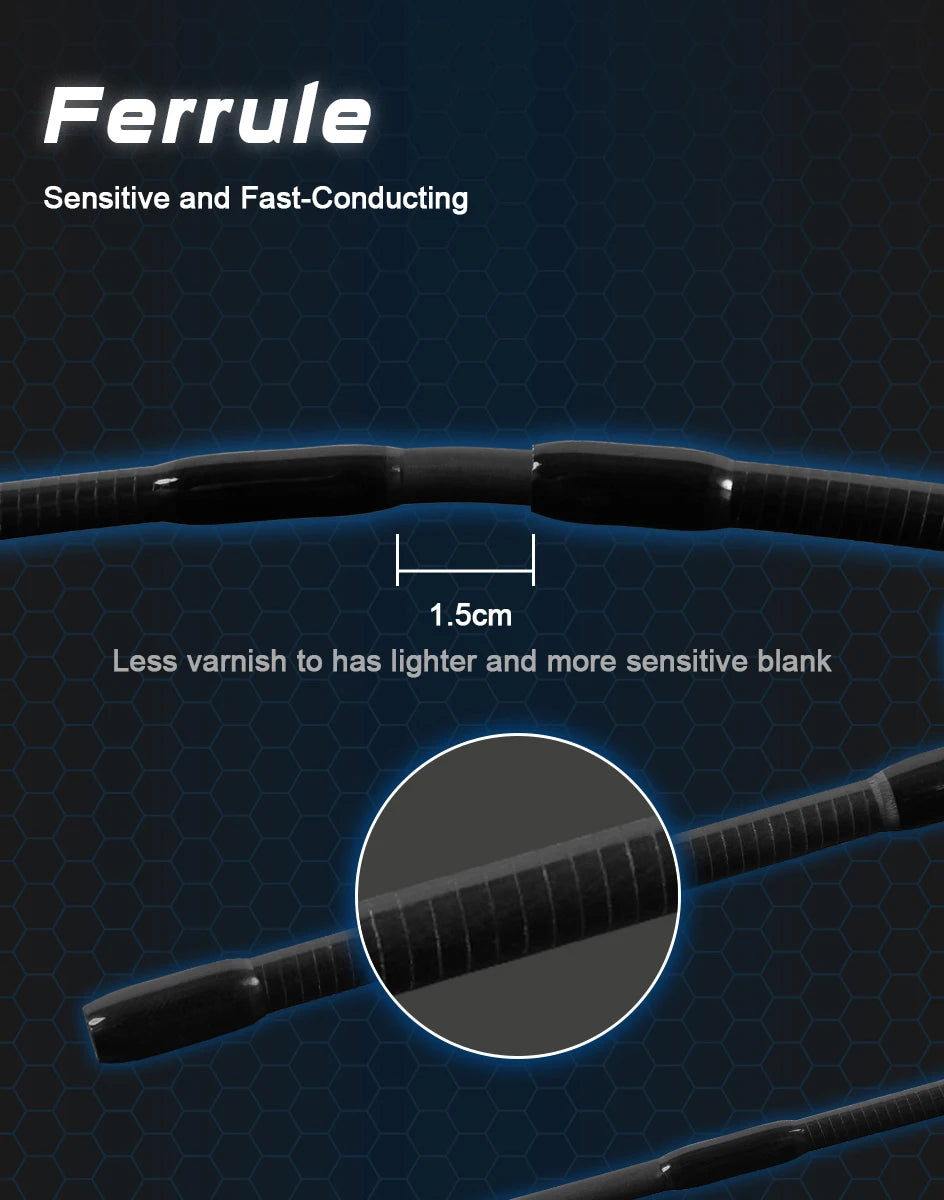 MIFINE NANO JIG Travel Spinning Rod – Ultra-Light & Portable
