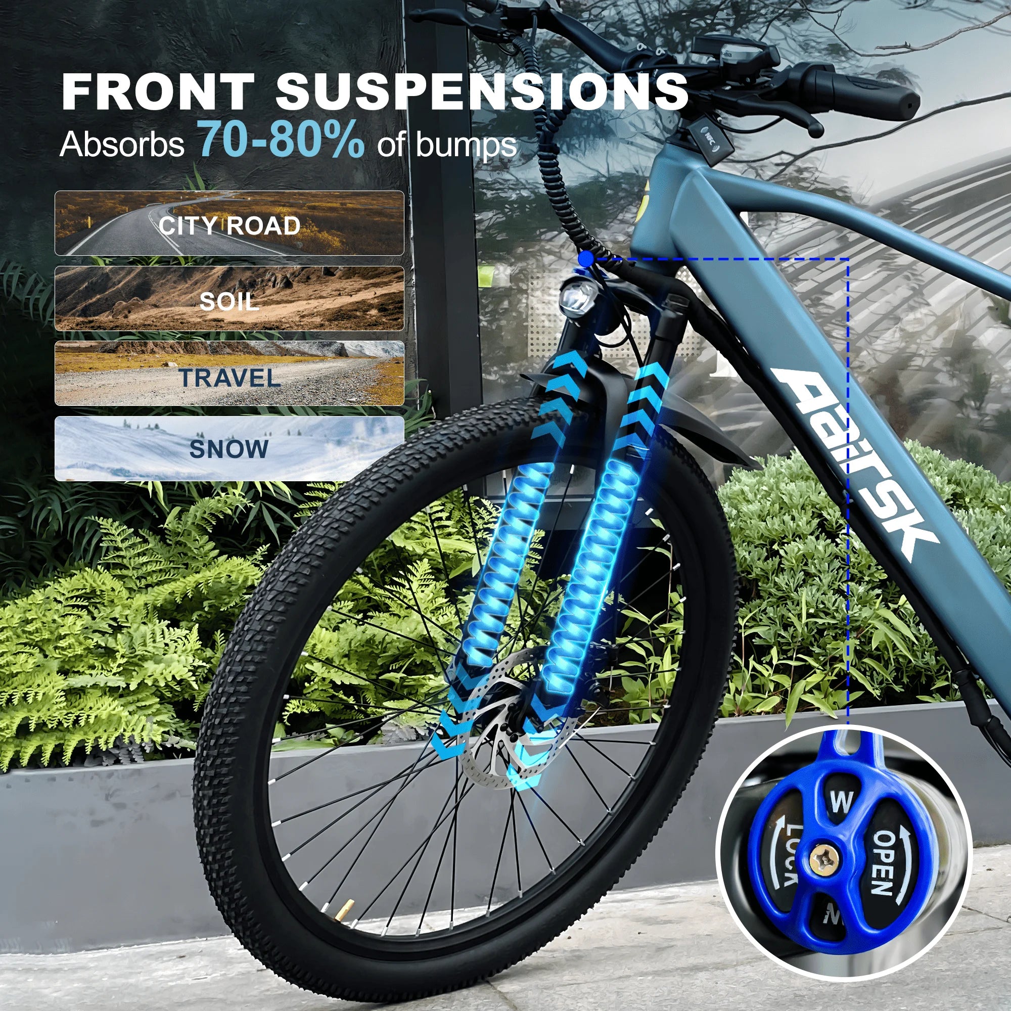 750W Adults Electric Bike – Powerful, Versatile & Built for City and Mountain Rides