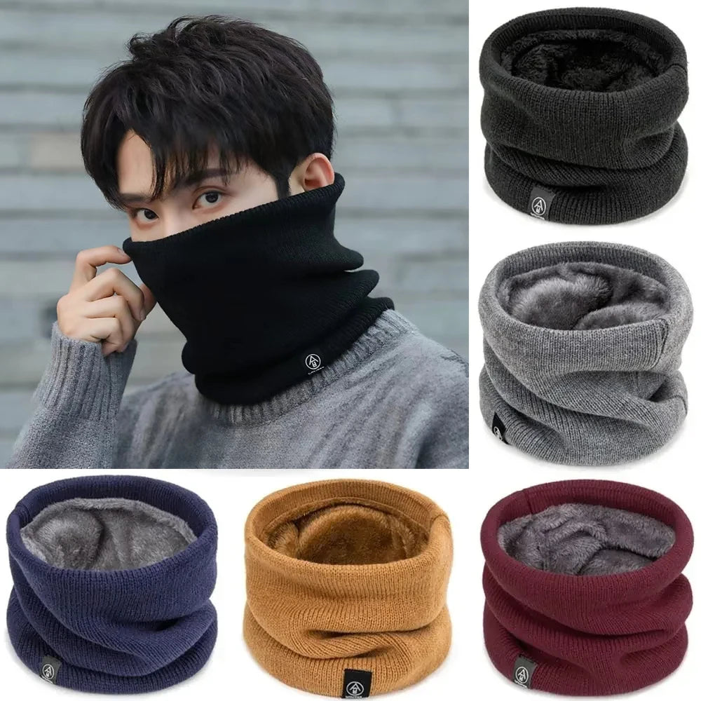 Knitted Neck Warmer for Winter Sports