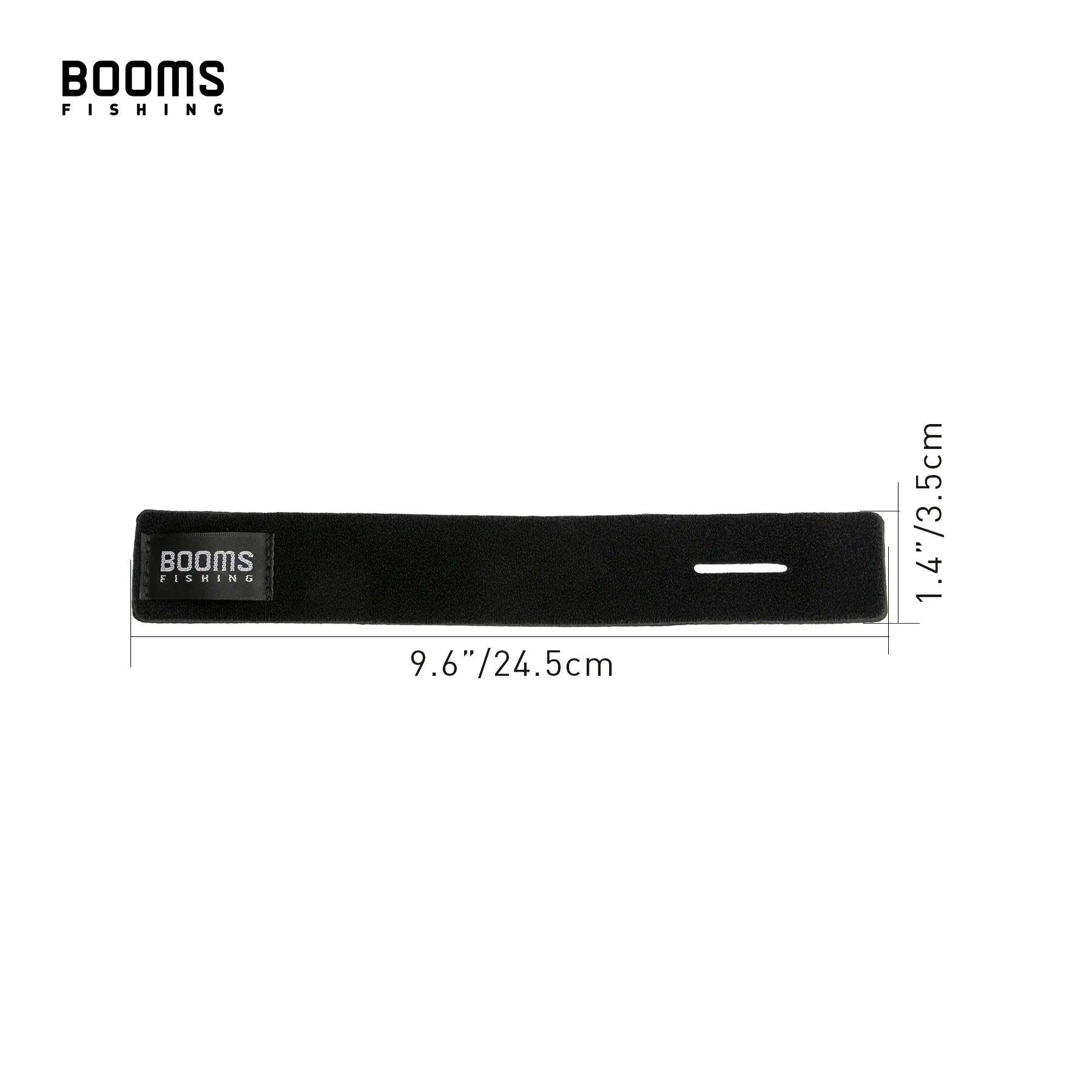 Booms Fishing RS3 Rod Holder Belt Strap with Rod Tie