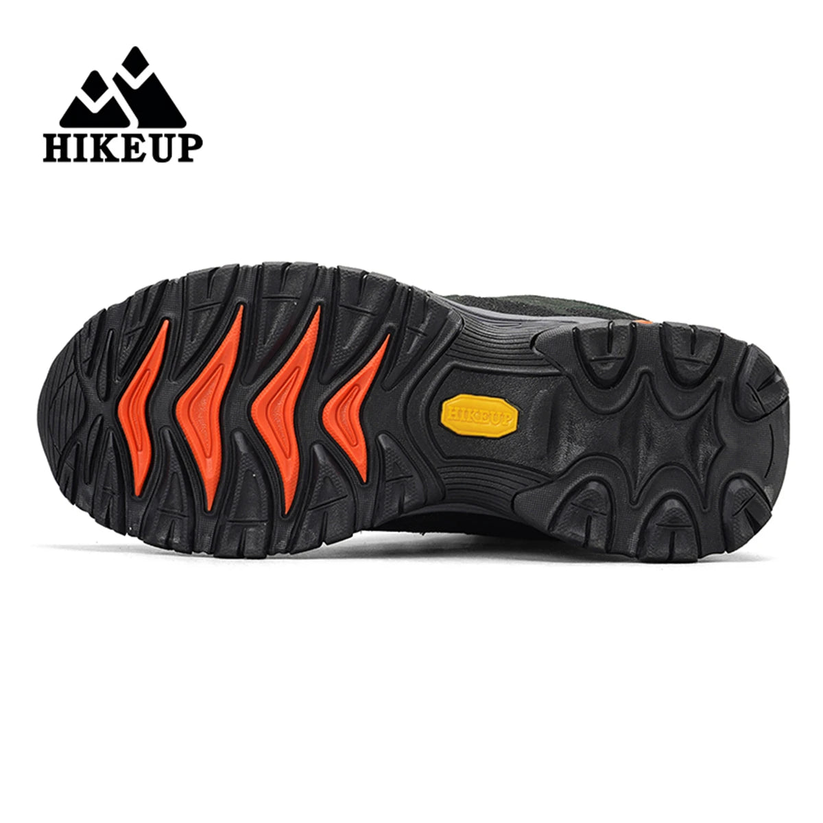 HIKEUP Men’s Winter Hiking Boots – Suede High-Top Tactical Outdoor Footwear