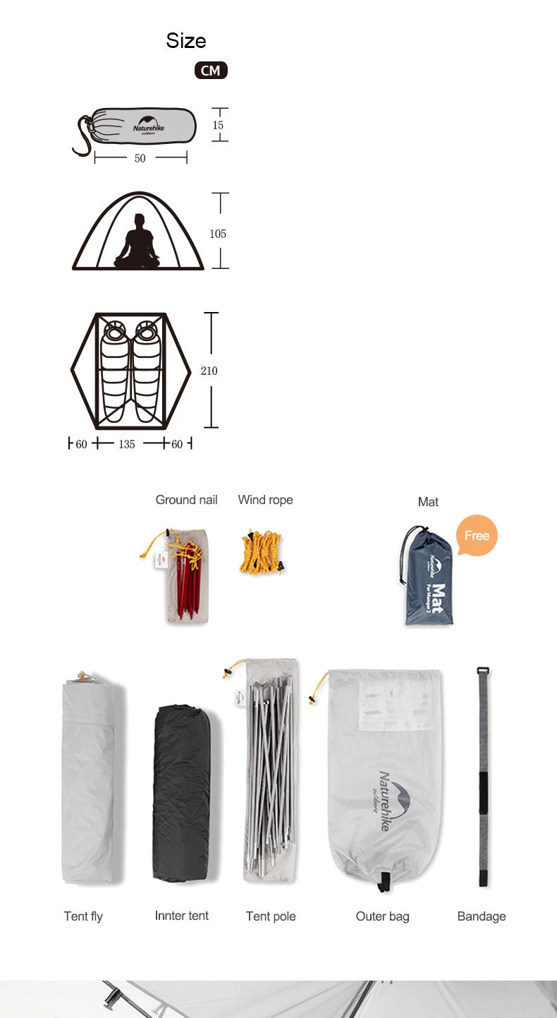 Make your outdoor adventures more comfortable with this versatile tent designed for camping, beach trips, picnics, and more.
