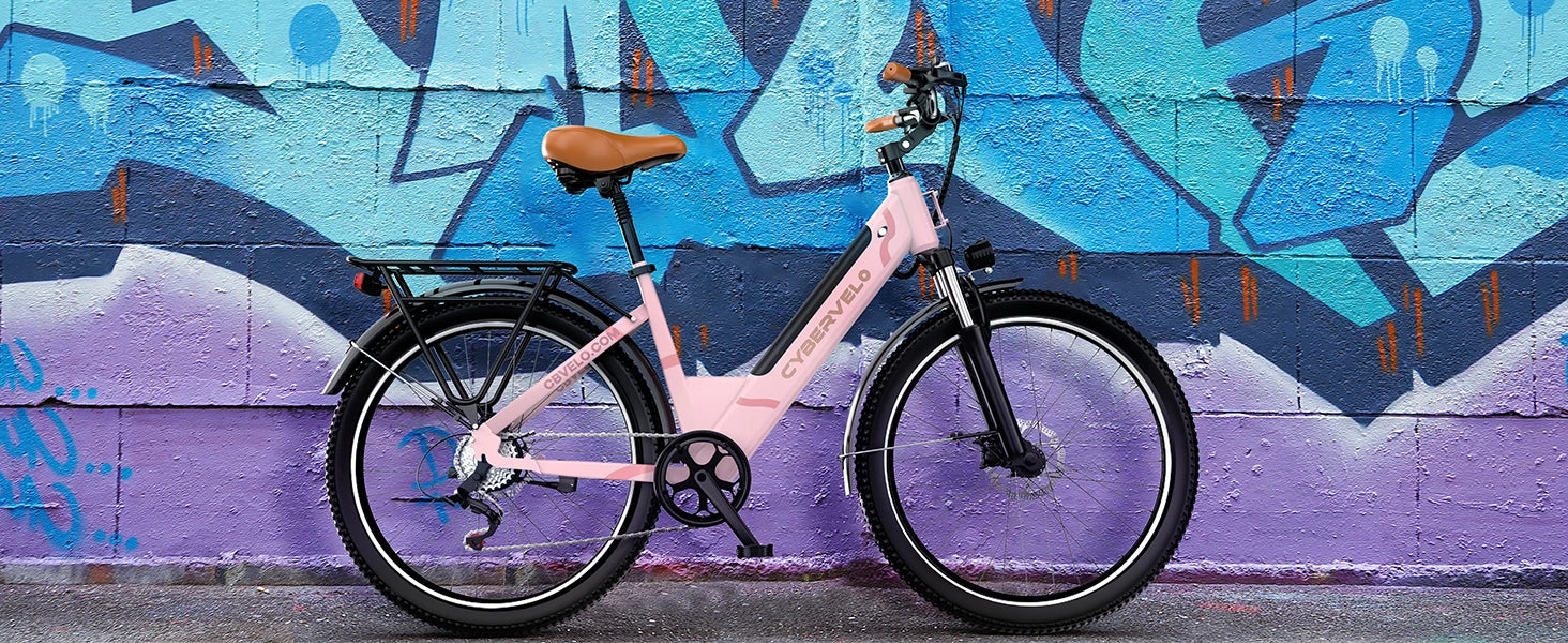CYBERVELO 1000W Peak Electric Bike – Long Range & High Performance for Adults