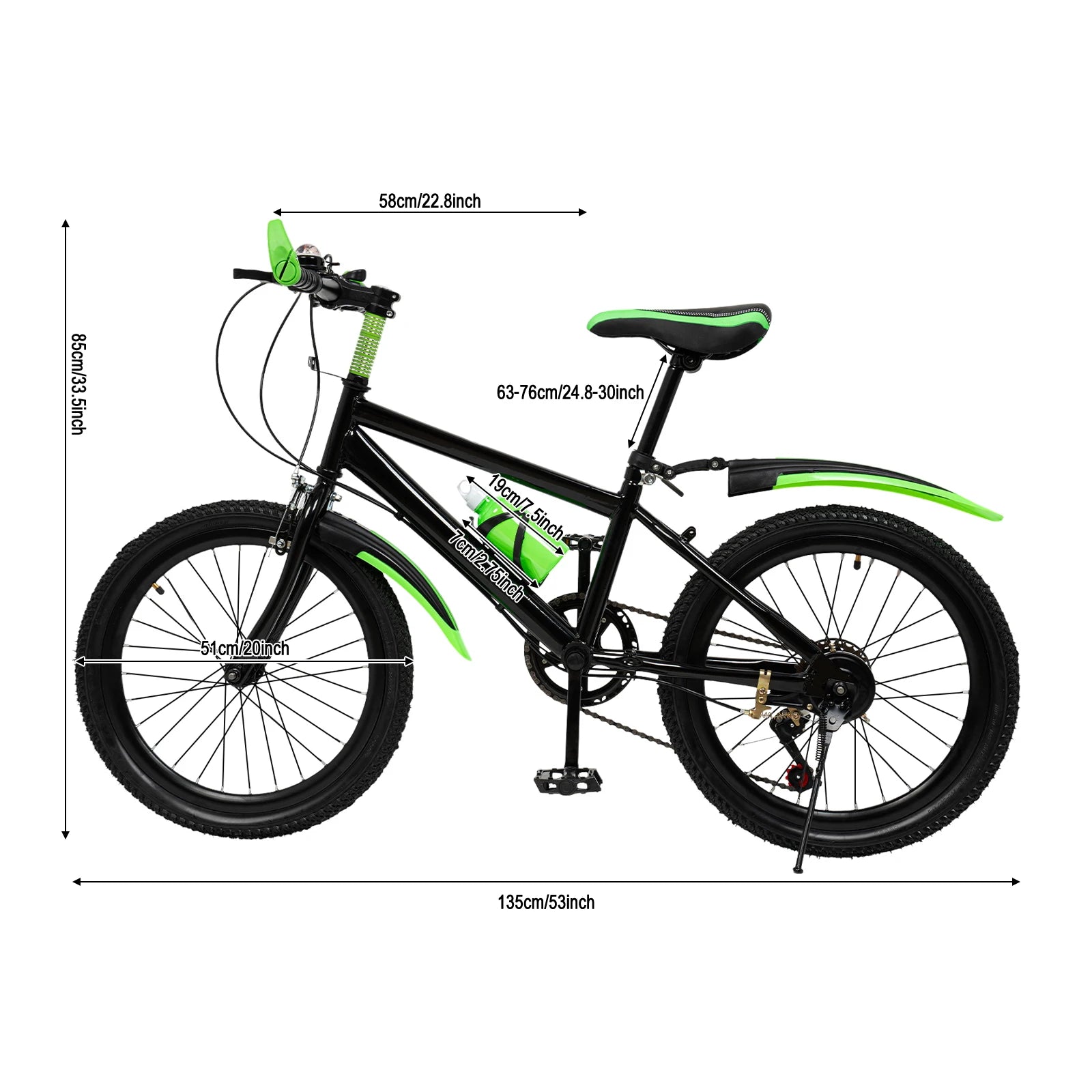 20-Inch Kids’ Mountain Bike – Durable, Adjustable & Built for Adventure