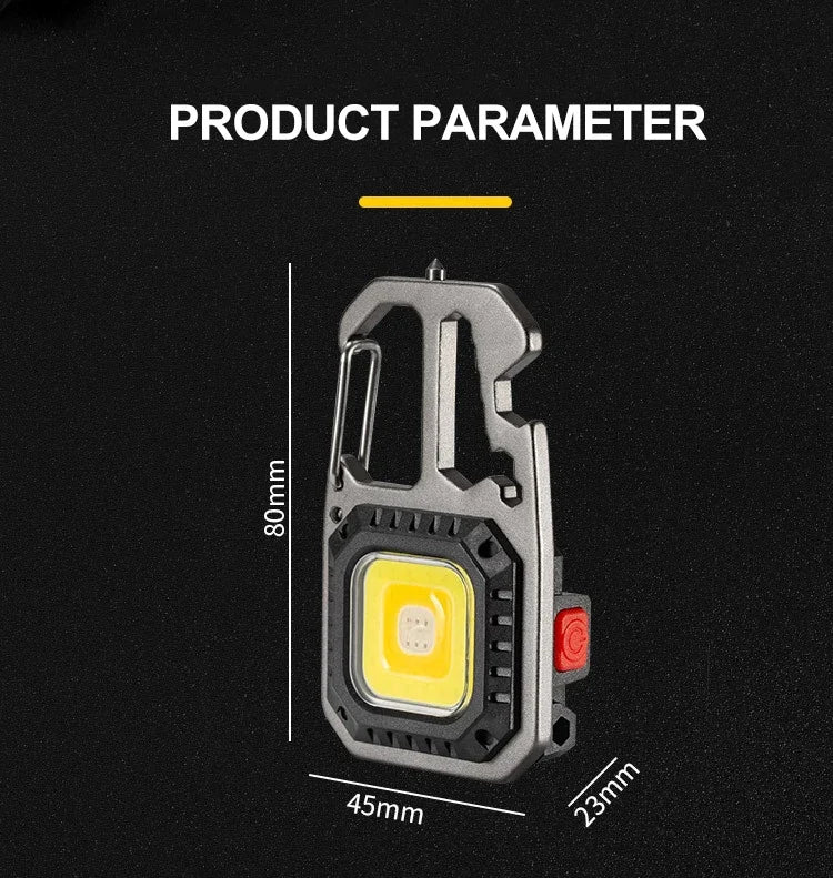 Rechargeable LED COB Work Light with Battery Display